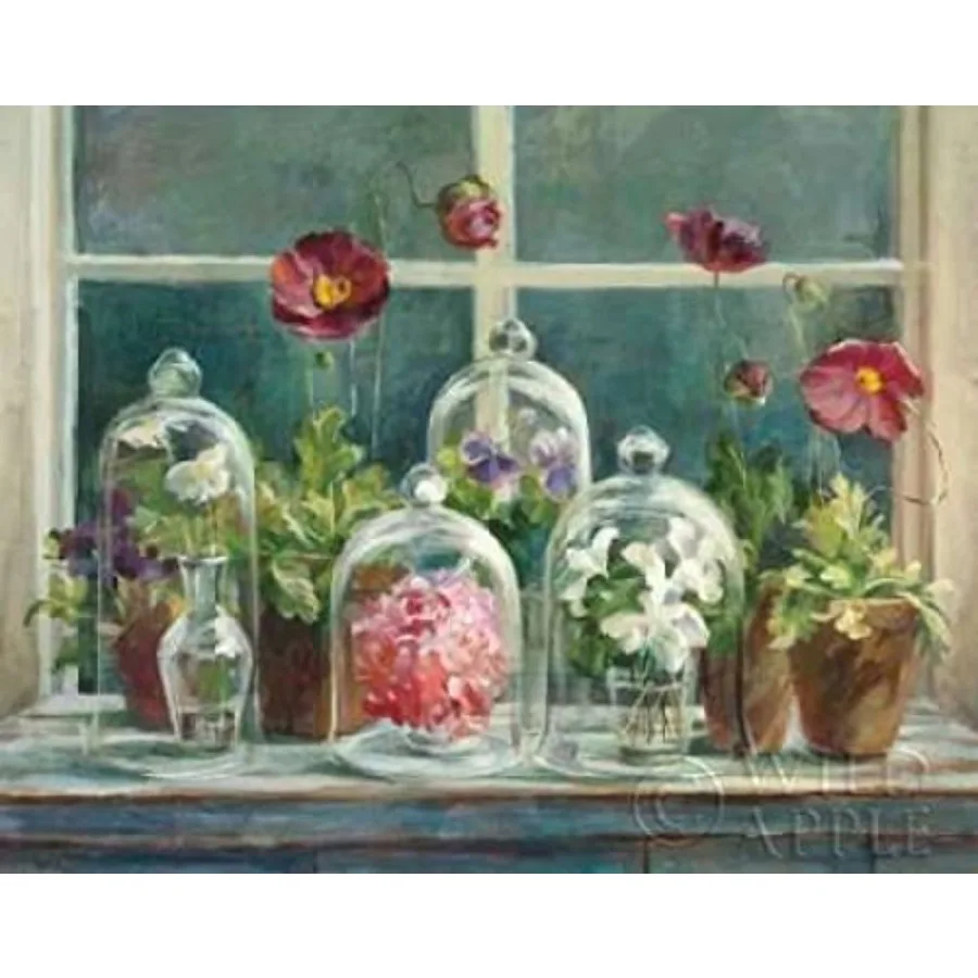 Purple Poppies Windowsill Crop Poster Print by Danhui Nai 22 x 28
Purple Poppies Windowsill Crop Poster Print by Danhui Nai 22 x 28