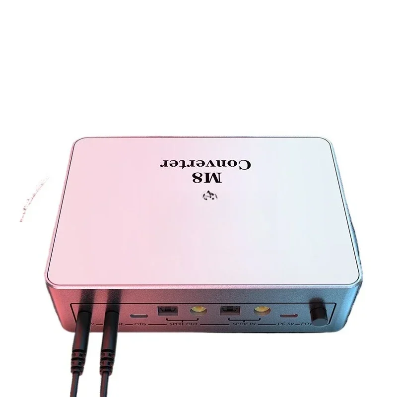 M8 Fiber Coaxial Digital OTG Android Mobile Phone Live Converter RME Face Sound Card Cable