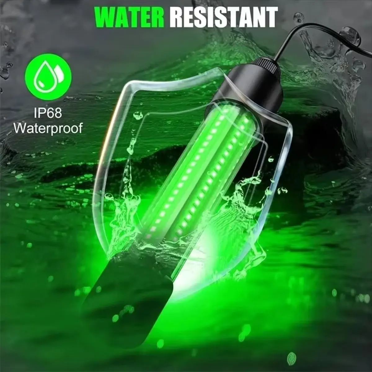 L79A Underwater LED Fishing Light for 18V Submersible IP68 Waterproof Bait Light for Night Fishing
L79A Underwater LED Fishing Light for 18V Submersible IP68 Waterproof Bait Light for Night Fishing