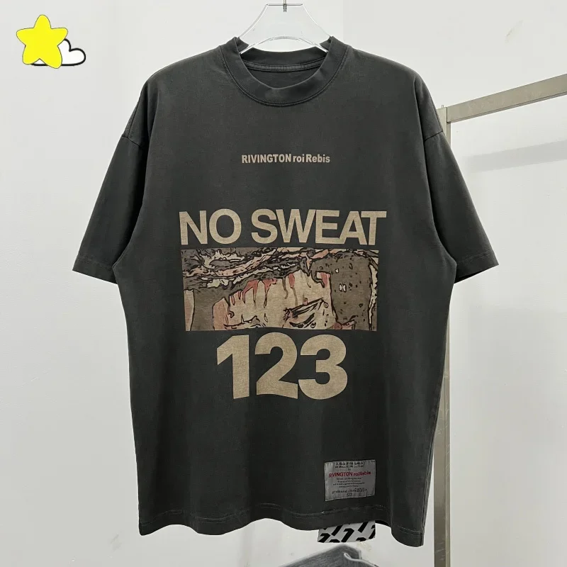 Classic Logo Print RRR123 T Shirt Heavy Fabric 100% Cotton Oversized Tee Top Men Women Streetwear Vintage Washed Gray T-Shirt
Classic Logo Print RRR123 T Shirt Heavy Fabric 100% Cotton Oversized Tee Top Men Women Streetwear Vintage Washed Gray T-Shirt