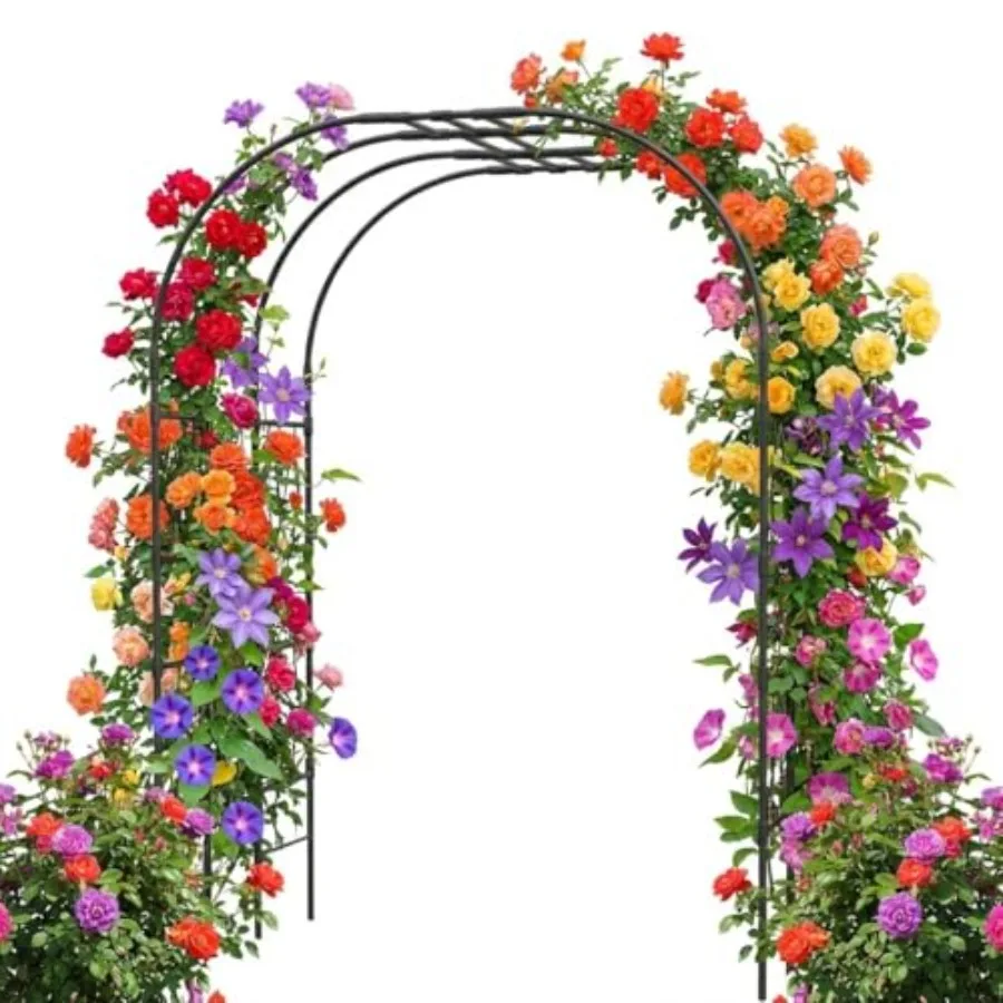 2PCS Garden Arch Trellis 7x5ft, Heavy Duty Garden Arch Trellis for Climbing Plants, Large Metal Outdoor Arches for Wedding, Par
2PCS Garden Arch Trellis 7x5ft, Heavy Duty Garden Arch Trellis for Climbing Plants, Large Metal Outdoor Arches for Wedding, Par