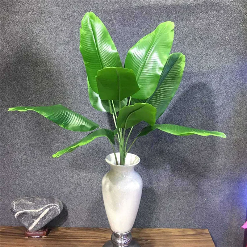 A64K 8X Artificial Plants Tropical Leaves Banana Tree Faux Palm Leaf Of Plant Fake Leaves Indoor Outside Garden Wedding Decor
A64K 8X Artificial Plants Tropical Leaves Banana Tree Faux Palm Leaf Of Plant Fake Leaves Indoor Outside Garden Wedding Decor