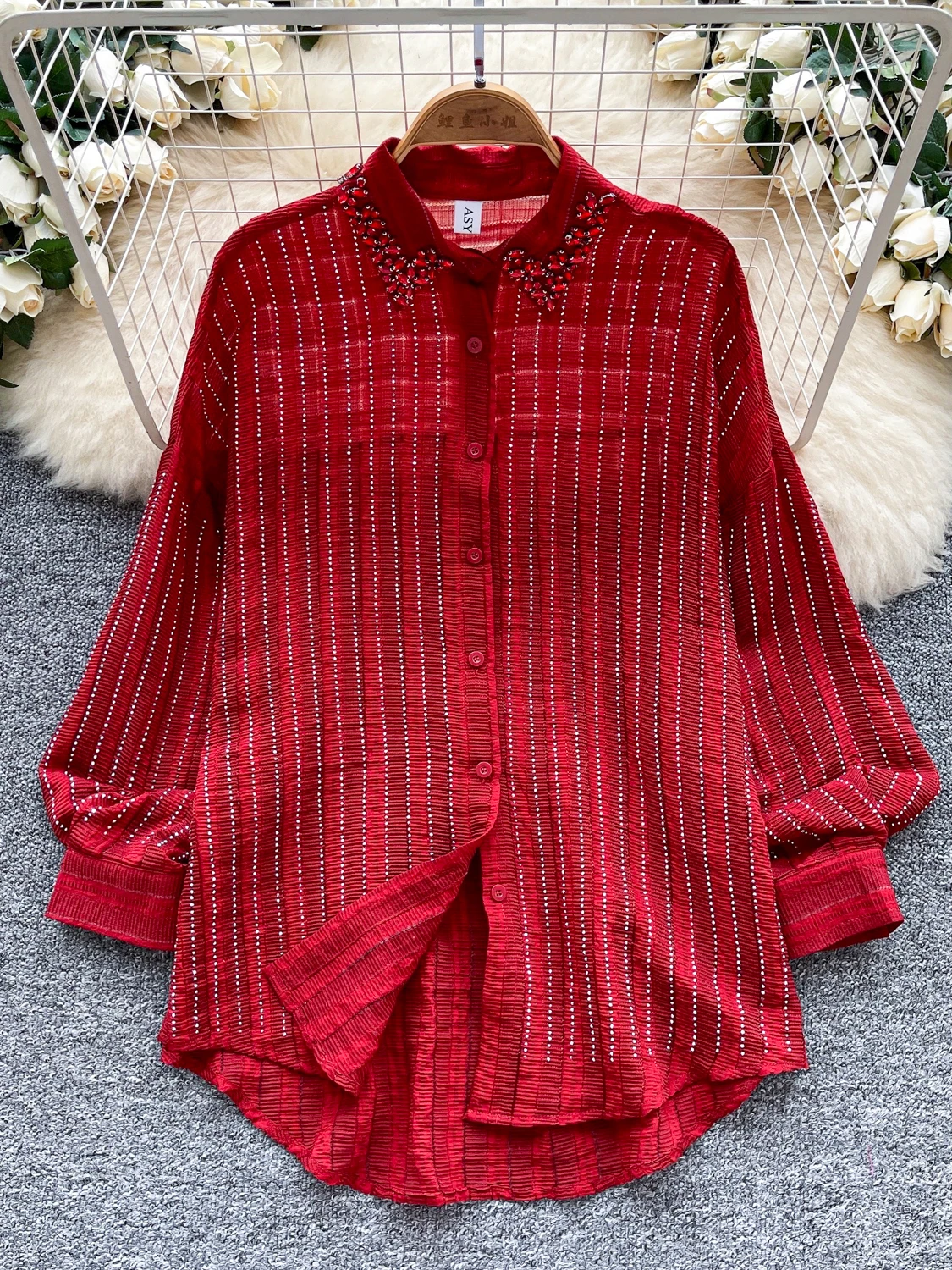 Повседневный свободный топ Heavy Embellied Long Sve Striped irt, женский свободный топ с тонкими рукавами для осенних поездок, дышащий полиэстер... 
Повседневный свободный топ Heavy Embellied Long Sve Striped irt, женский свободный топ с тонкими рукавами для осенних поездок, дышащий полиэстер...