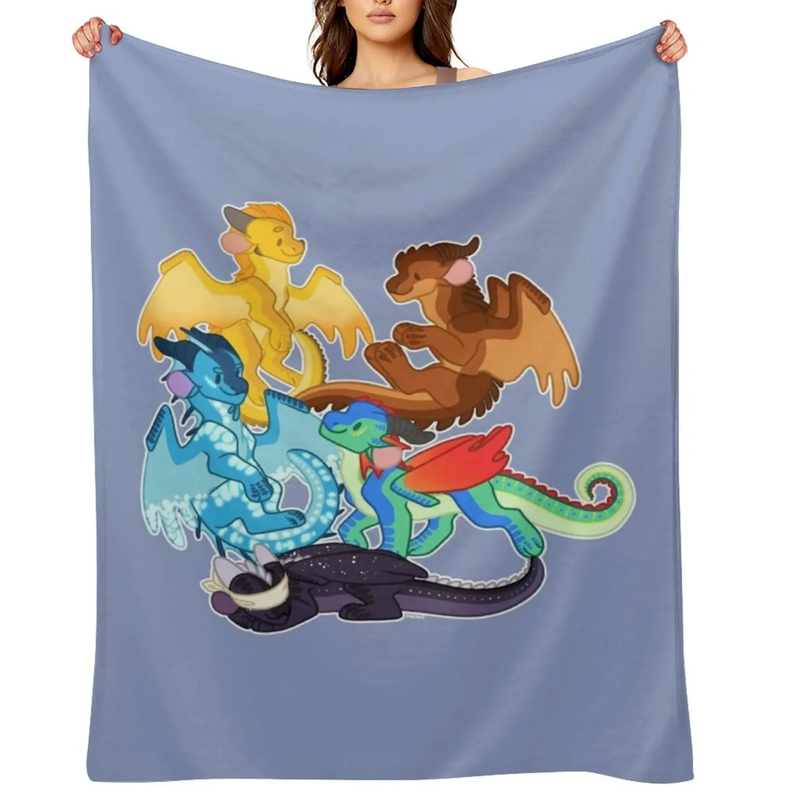 Dragonets of Destiny - WOF Wings of Fire Throw Blanket Sofa Quilt Blankets Sofas Of Decoration sofa bed Flannel Fabric Blankets
Dragonets of Destiny - WOF Wings of Fire Throw Blanket Sofa Quilt Blankets Sofas Of Decoration sofa bed Flannel Fabric Blankets