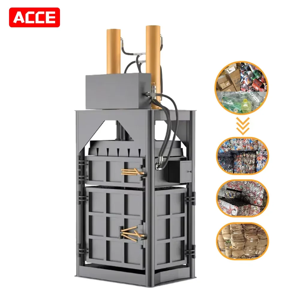 Small Plastic Bottle Compressor Baler For Sale For Recycling Yard Use.
Small Plastic Bottle Compressor Baler For Sale For Recycling Yard Use.