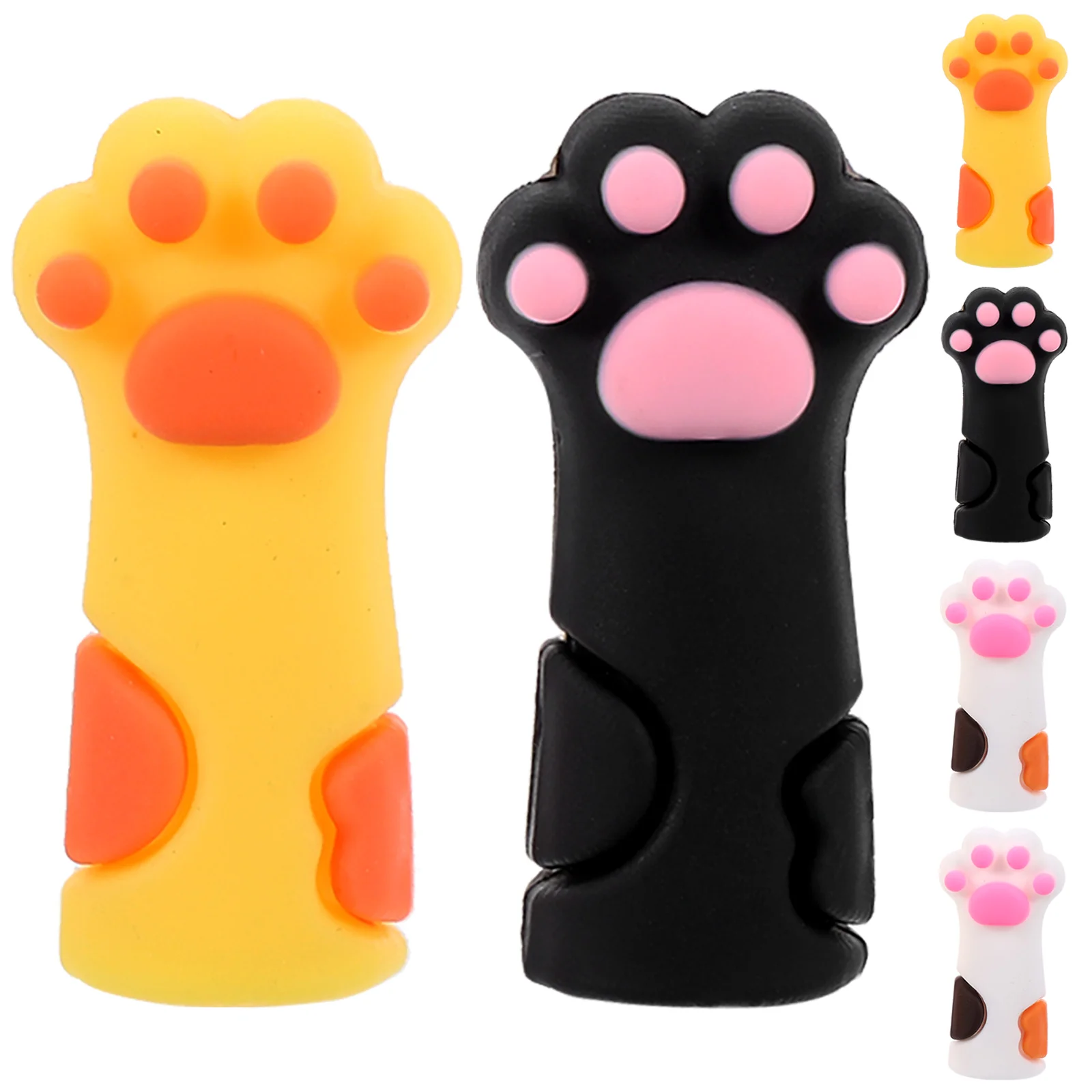 6 Pcs Cat Claw Caps Lovely Protective Cases Cartoon Pencil Covers Silicone Material School Supplies Pencil Holders
6 Pcs Cat Claw Caps Lovely Protective Cases Cartoon Pencil Covers Silicone Material School Supplies Pencil Holders