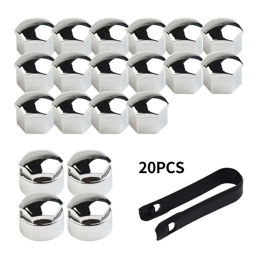 20 PCS 17mm Nut Caps Chrome Nut Cap Wheel Bolts Removal Tool Wheel Set For Any Car Wheel 17mm Bolts Or Nut Car Accessories
20 PCS 17mm Nut Caps Chrome Nut Cap Wheel Bolts Removal Tool Wheel Set For Any Car Wheel 17mm Bolts Or Nut Car Accessories