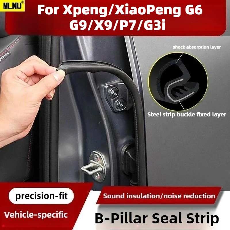 For Xpeng/XiaoPeng G6/G9/X9/P7/G3i Car Door Seal Strip Accessorie 2026/2025,Heat Insulation&Noise Reduction Waterproof 2022-2024
For Xpeng/XiaoPeng G6/G9/X9/P7/G3i Car Door Seal Strip Accessorie 2026/2025,Heat Insulation&Noise Reduction Waterproof 2022-2024