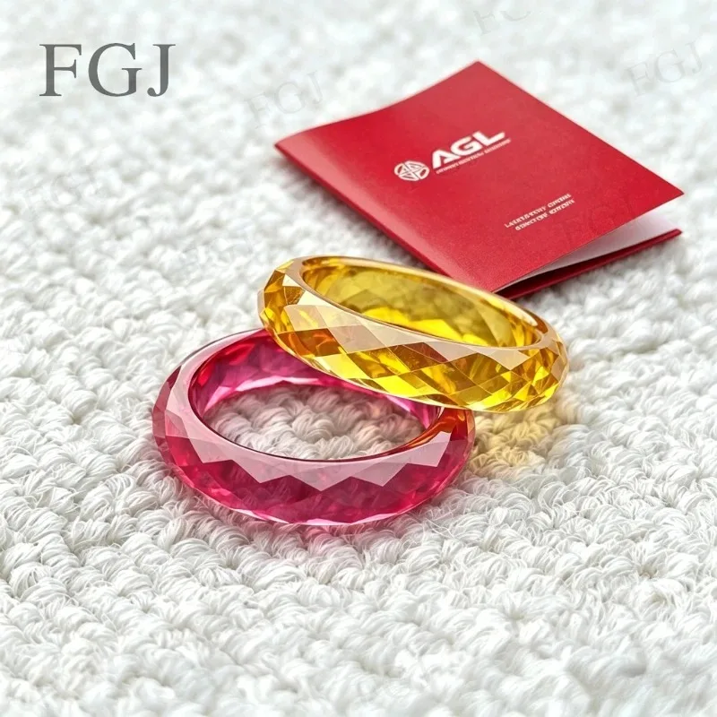 100% Real Lab Grown Ruby & Lab Grown Yellow Garnet Ring Gemstone Band for Wedding Anniversary Gift Fine Jewelry AGL Certified
100% Real Lab Grown Ruby & Lab Grown Yellow Garnet Ring Gemstone Band for Wedding Anniversary Gift Fine Jewelry AGL Certified
