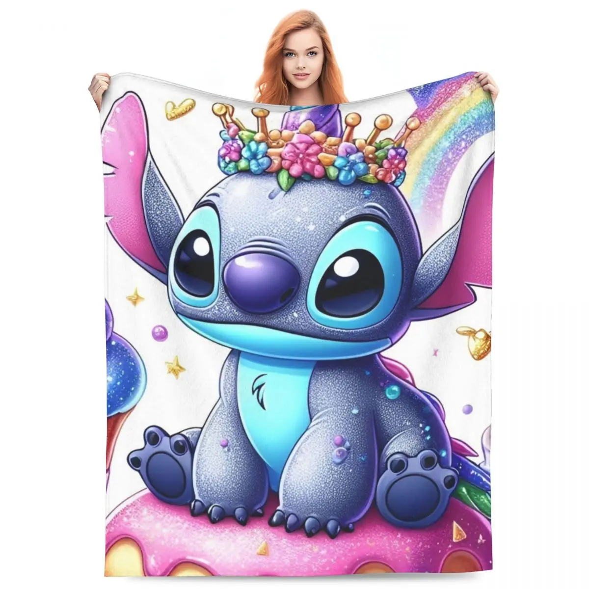 Soft Warm Blankets Travel Office Stitch Cartoon Throw Blanket Flannel Bedspread For Couch Chair Sofa Bed Cover
Soft Warm Blankets Travel Office Stitch Cartoon Throw Blanket Flannel Bedspread For Couch Chair Sofa Bed Cover