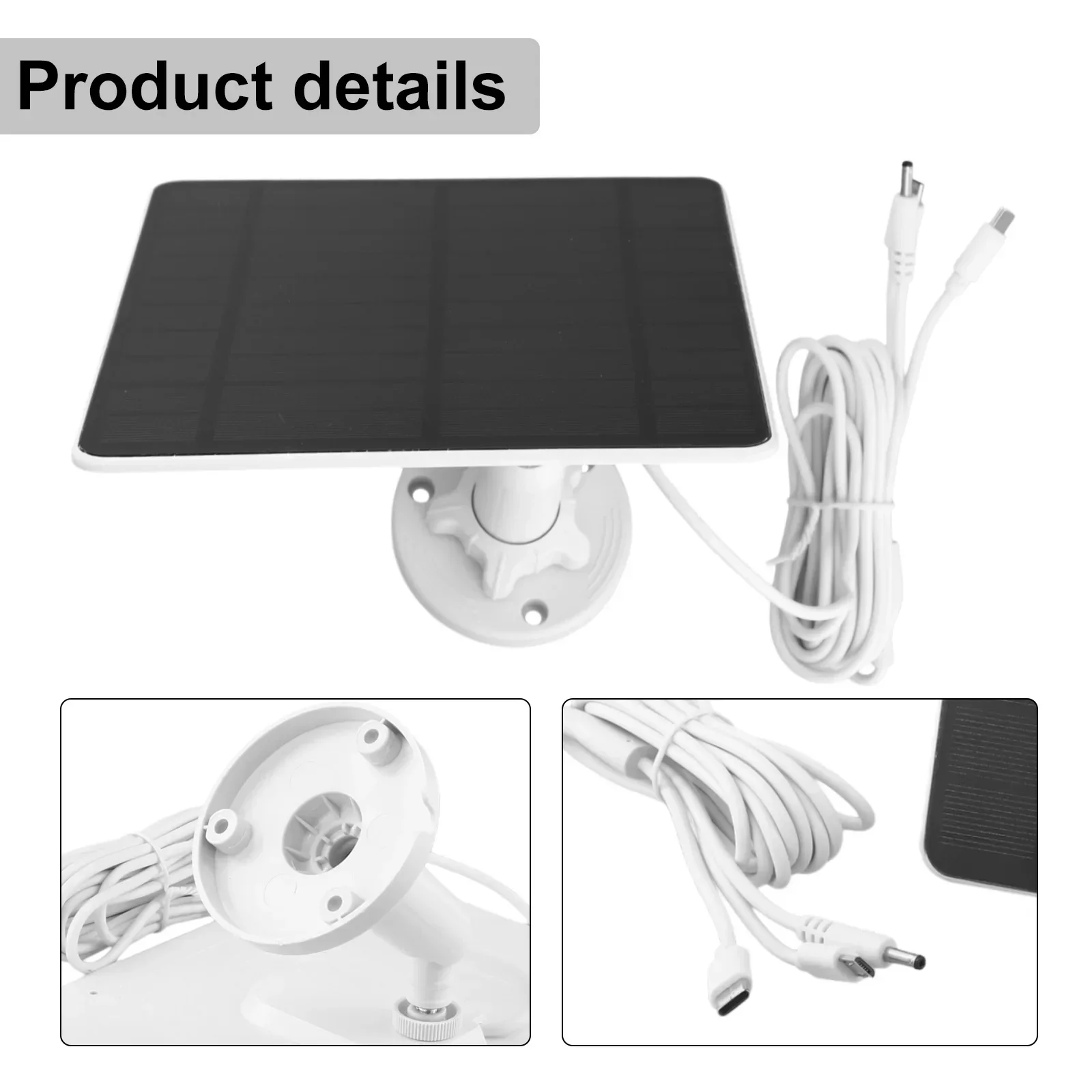 5W Solar Panel Designed for Security Cameras Features Weatherproof Construction and Flexible Installation Options
5W Solar Panel Designed for Security Cameras Features Weatherproof Construction and Flexible Installation Options