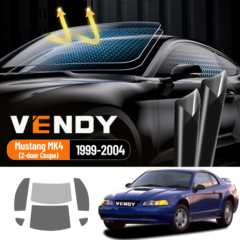 For Ford Mustang MK4 1999-2004 2-door Coupe Pre-Cut Car Window Tint Film Kit Solar Tinted Film Privacy,Heat & UV Protection
For Ford Mustang MK4 1999-2004 2-door Coupe Pre-Cut Car Window Tint Film Kit Solar Tinted Film Privacy,Heat & UV Protection