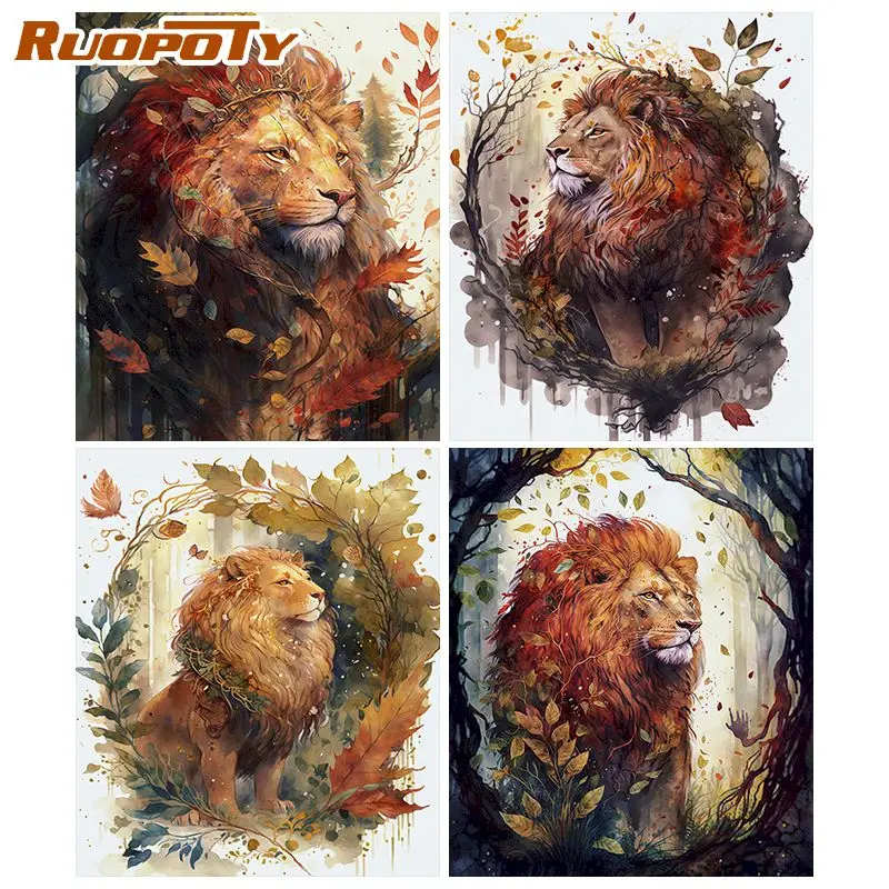 RUOPOTY Acrylic Painting By Numbers Lion Drawing On Canvas Painting By Number Animal Painting Home Decor
RUOPOTY Acrylic Painting By Numbers Lion Drawing On Canvas Painting By Number Animal Painting Home Decor