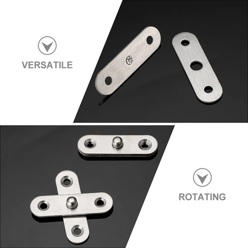12Pcs Stainless Steel Rotatable Hidden Door Hinges Heavy Duty 360 Degree Pivot Hinges for Furniture Cabinets Pivot Hinge
12Pcs Stainless Steel Rotatable Hidden Door Hinges Heavy Duty 360 Degree Pivot Hinges for Furniture Cabinets Pivot Hinge