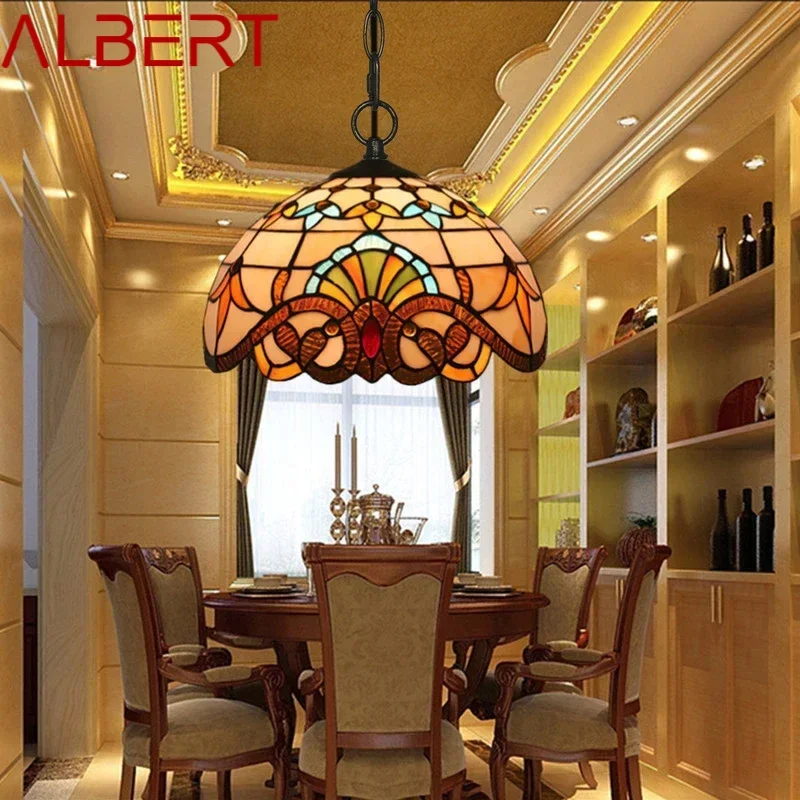 ALBERT Modern Tiffany Pendant Lamp LED Creative Baroque European Stained Glass Chandelier Light for Home Dining Bar Decor
ALBERT Modern Tiffany Pendant Lamp LED Creative Baroque European Stained Glass Chandelier Light for Home Dining Bar Decor