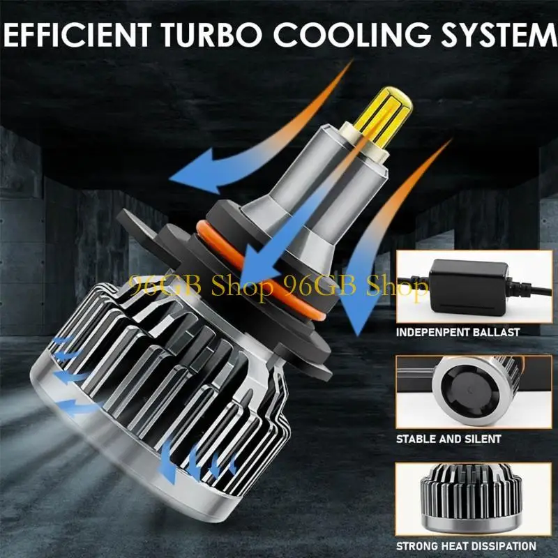 96GB 2 Pcs Upgraded 3D LED Car Headlight H1 H11 H7 V9LED360 Degrees 9005 9006 9012 LED 60W 18000LM Auto Lamp Car for Head Lam
96GB 2 Pcs Upgraded 3D LED Car Headlight H1 H11 H7 V9LED360 Degrees 9005 9006 9012 LED 60W 18000LM Auto Lamp Car for Head Lam