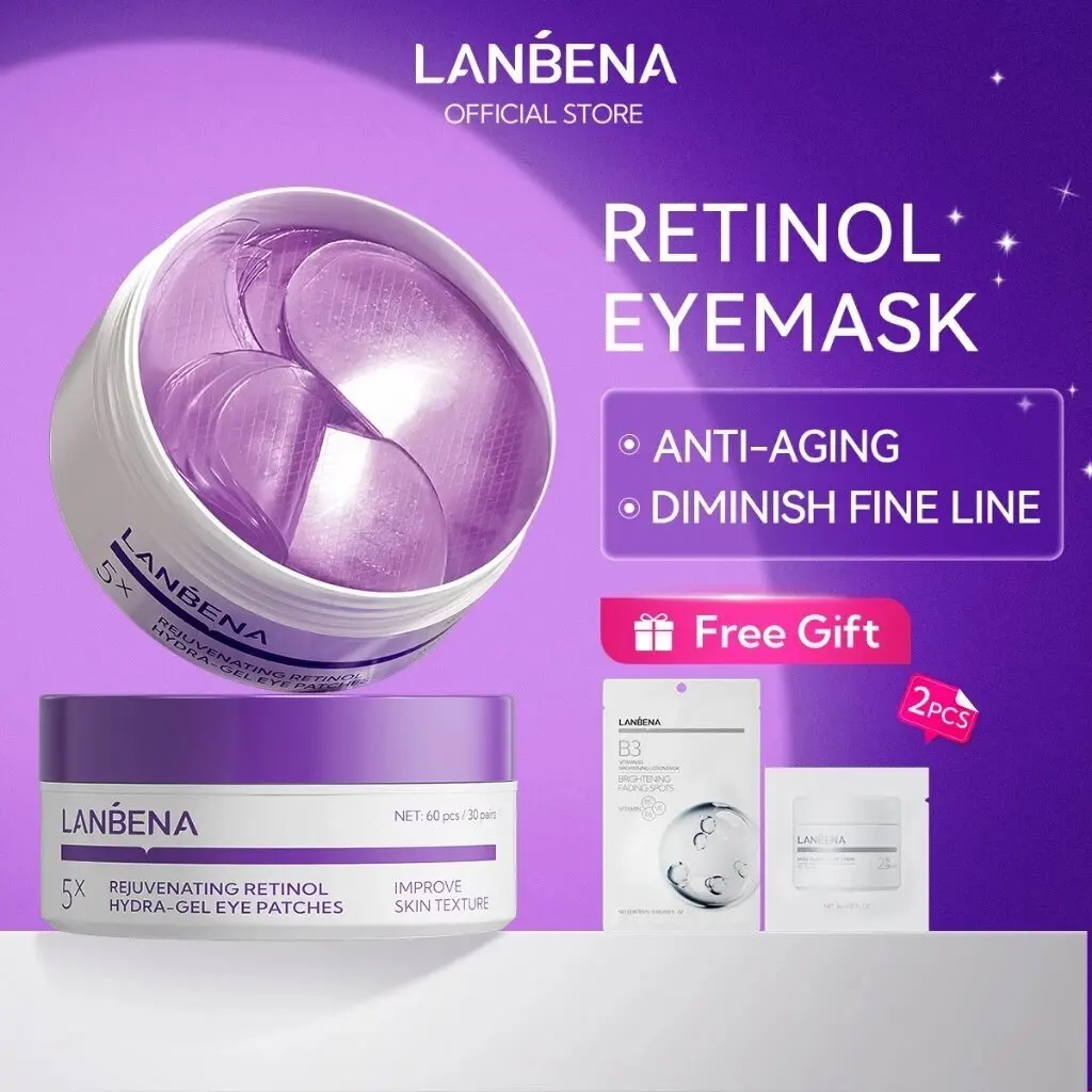 LANBENA Маска для глаз с ретинолом против морщин, увлажняющая, осветляющая темные круги, тонкие линии, повязка на глаза, маска для ухода за глазами, 60 шт.
LANBENA Маска для глаз с ретинолом против морщин, увлажняющая, осветляющая темные круги, тонкие линии, повязка на глаза, маска для ухода за глазами, 60 шт.
