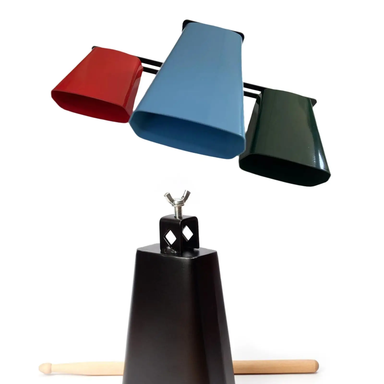 High and Low Tone Cowbell,with Mount,Pitched Practical Noisemaker Drum Parts for Family Gatherings Concerts School Teaching
High and Low Tone Cowbell,with Mount,Pitched Practical Noisemaker Drum Parts for Family Gatherings Concerts School Teaching