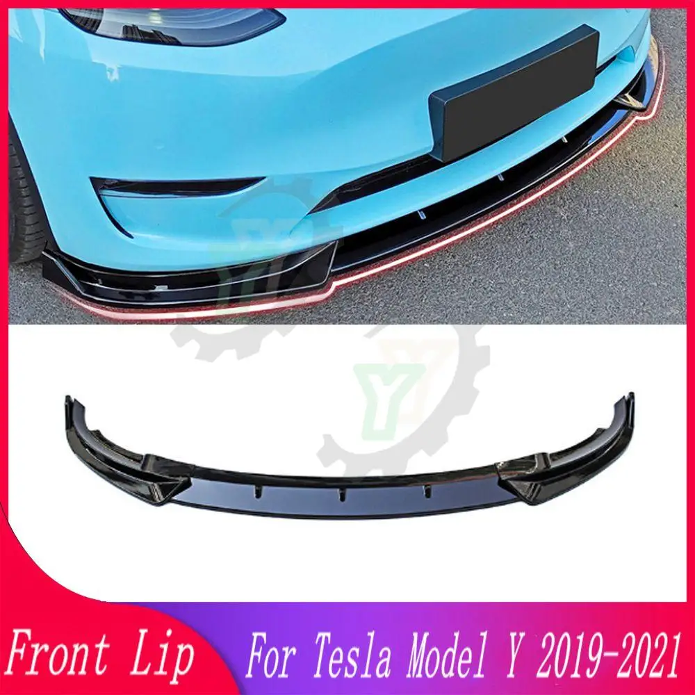 3PCS Car Front Bumper Lip Spoiler Splitter Diffuser Detachable Body Kit Cover Guard For Tesla Model Y 2019 2020 2021
3PCS Car Front Bumper Lip Spoiler Splitter Diffuser Detachable Body Kit Cover Guard For Tesla Model Y 2019 2020 2021