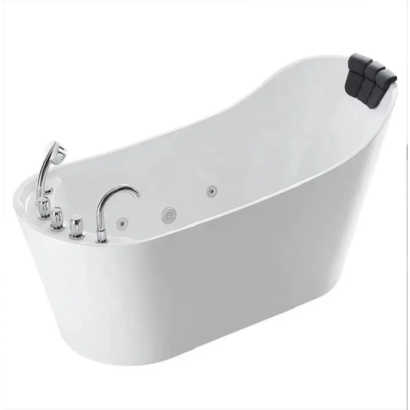 Free Standing Acrylic SPA Massage Bathtub Modern Bathroom Whirlpool Air Jet Bath Tub With Shower Faucet White
Free Standing Acrylic SPA Massage Bathtub Modern Bathroom Whirlpool Air Jet Bath Tub With Shower Faucet White