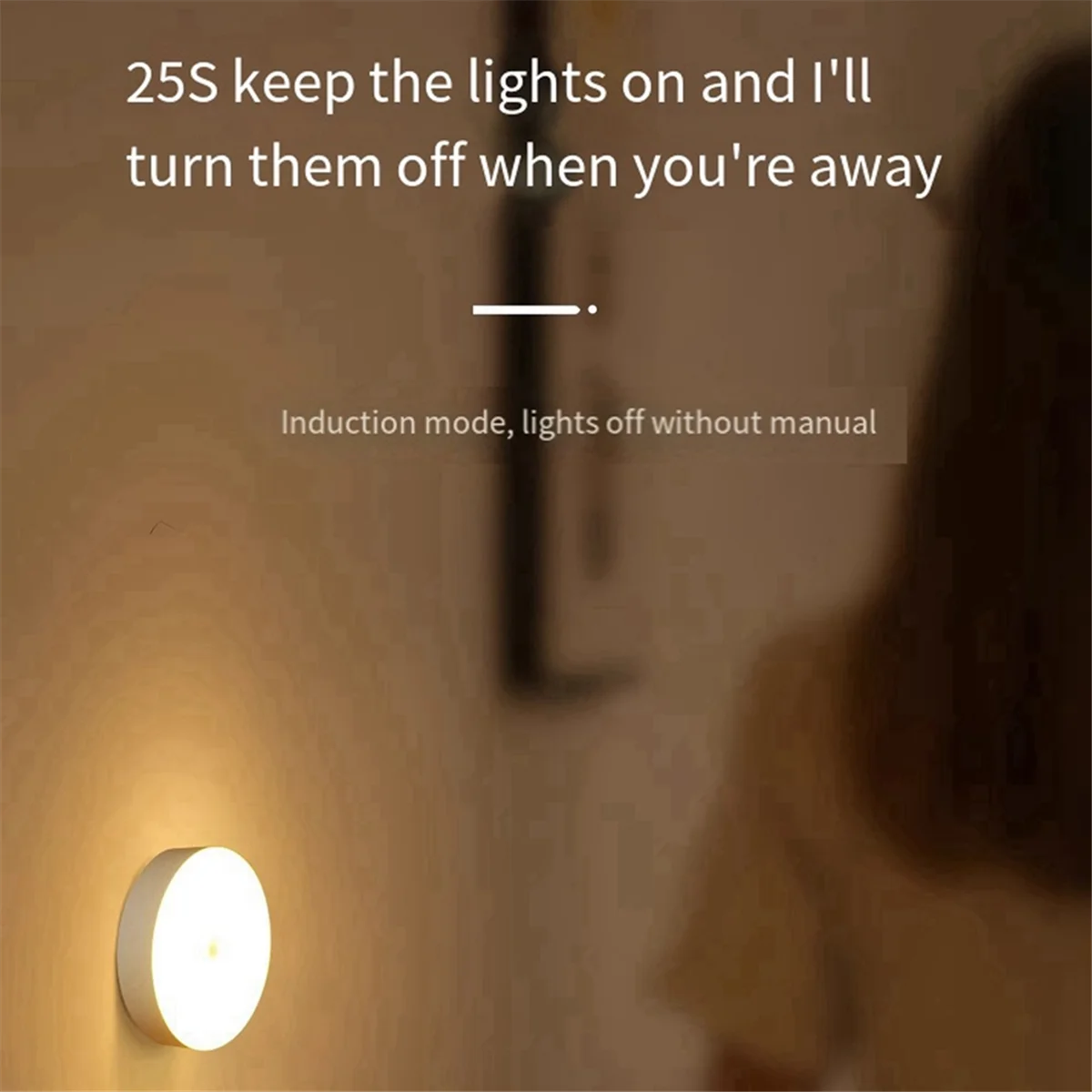 4 Pack Motion Sensor LED Night Light,USB Rechargeable Wall Decoration Bedroom Night Lamp Cool White+Warm White
4 Pack Motion Sensor LED Night Light,USB Rechargeable Wall Decoration Bedroom Night Lamp Cool White+Warm White