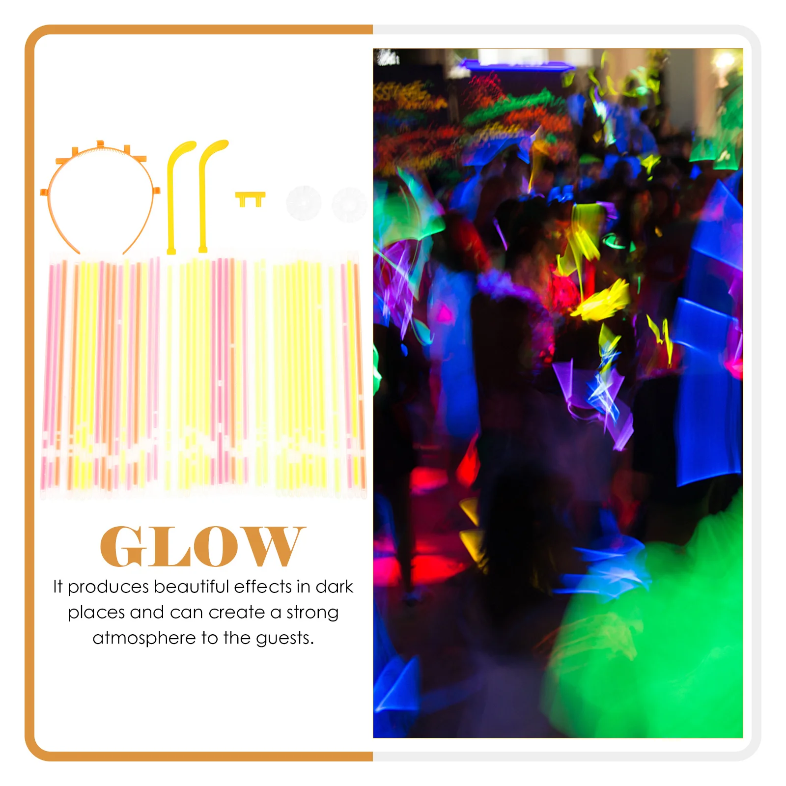 1Set Fluorescent Sticks Glow Props for Kids DIY Party Luminous Accessories Dark Festival Supplies Night Club Decorative Items
1Set Fluorescent Sticks Glow Props for Kids DIY Party Luminous Accessories Dark Festival Supplies Night Club Decorative Items
