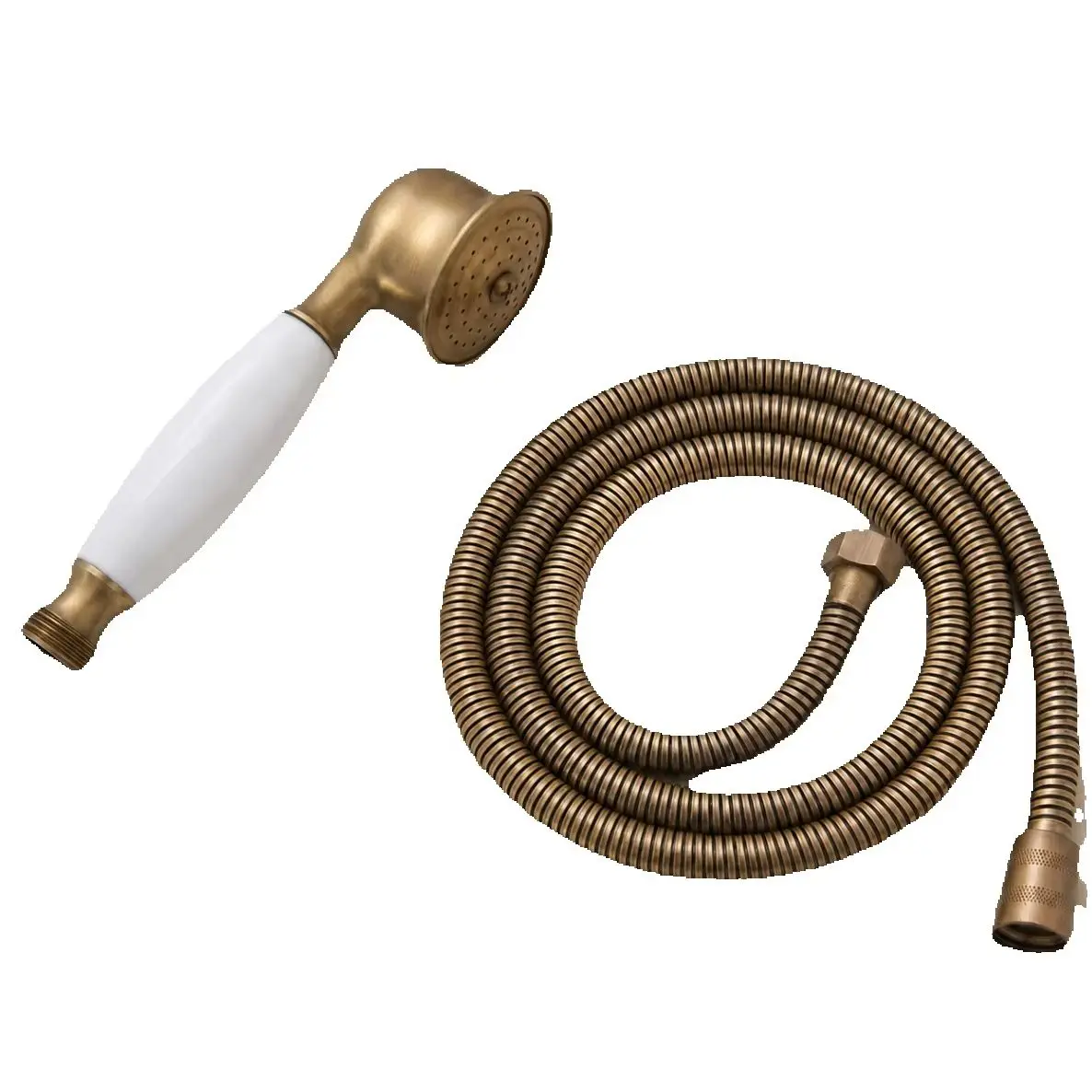 Antique Brass Bathroom Hand Held Shower Head With 1.5M Hose Zhh000
Antique Brass Bathroom Hand Held Shower Head With 1.5M Hose Zhh000