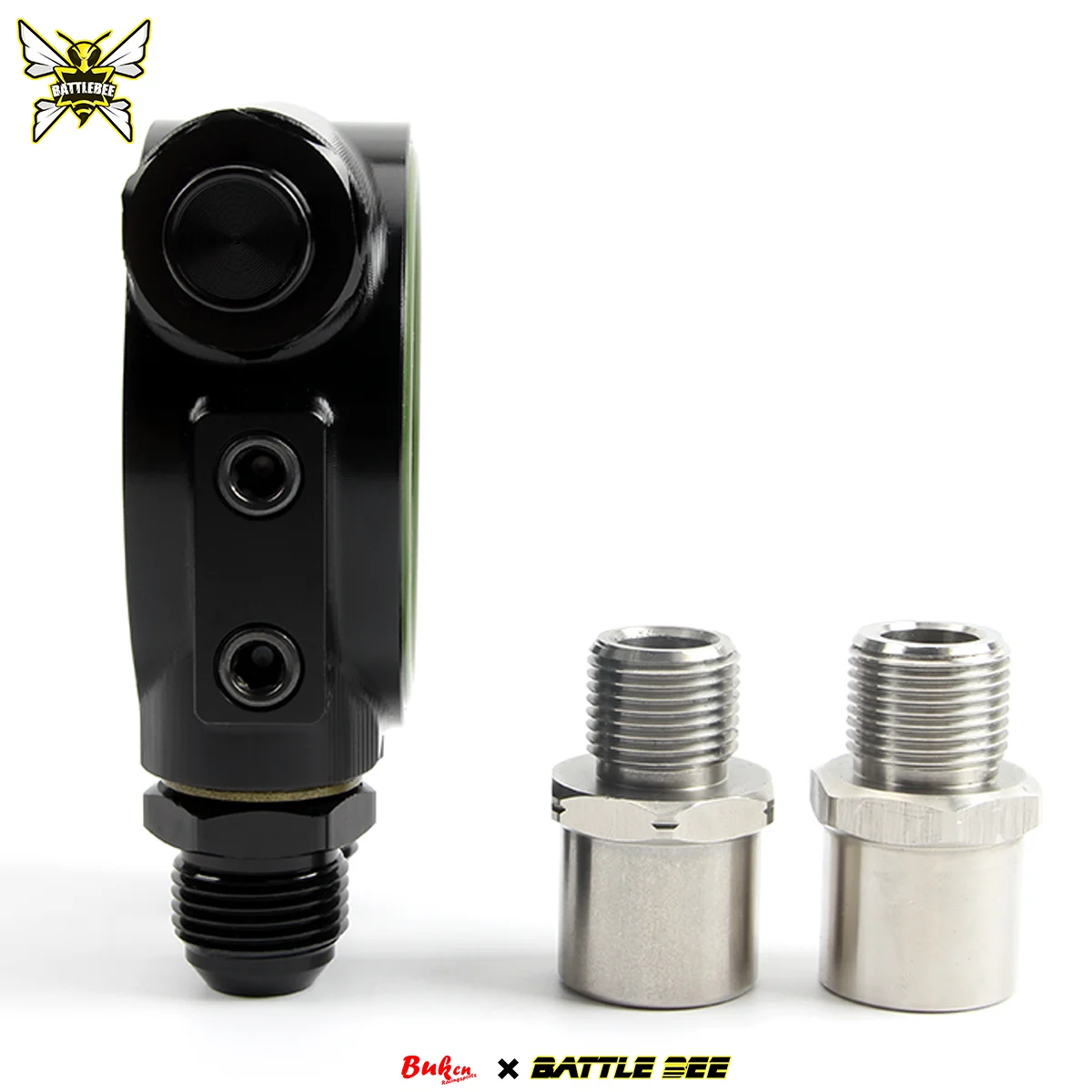 -Oil Cooler Filter Sandwich Plate + Thermostat Adaptor 3/4" 16-UNF With AN8/AN10 Fitting Oil Filter Sandwich Adapter BB-OFA-008
-Oil Cooler Filter Sandwich Plate + Thermostat Adaptor 3/4" 16-UNF With AN8/AN10 Fitting Oil Filter Sandwich Adapter BB-OFA-008
