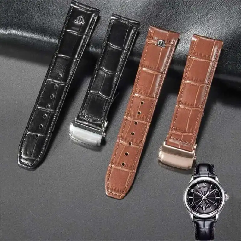 20Mm 22Mm Durable Genuine Leather Watchband Black Brown Calfskin Strap&Folding Clasp Fit For Maurice Masterpiece Pontos Watch
20Mm 22Mm Durable Genuine Leather Watchband Black Brown Calfskin Strap&Folding Clasp Fit For Maurice Masterpiece Pontos Watch