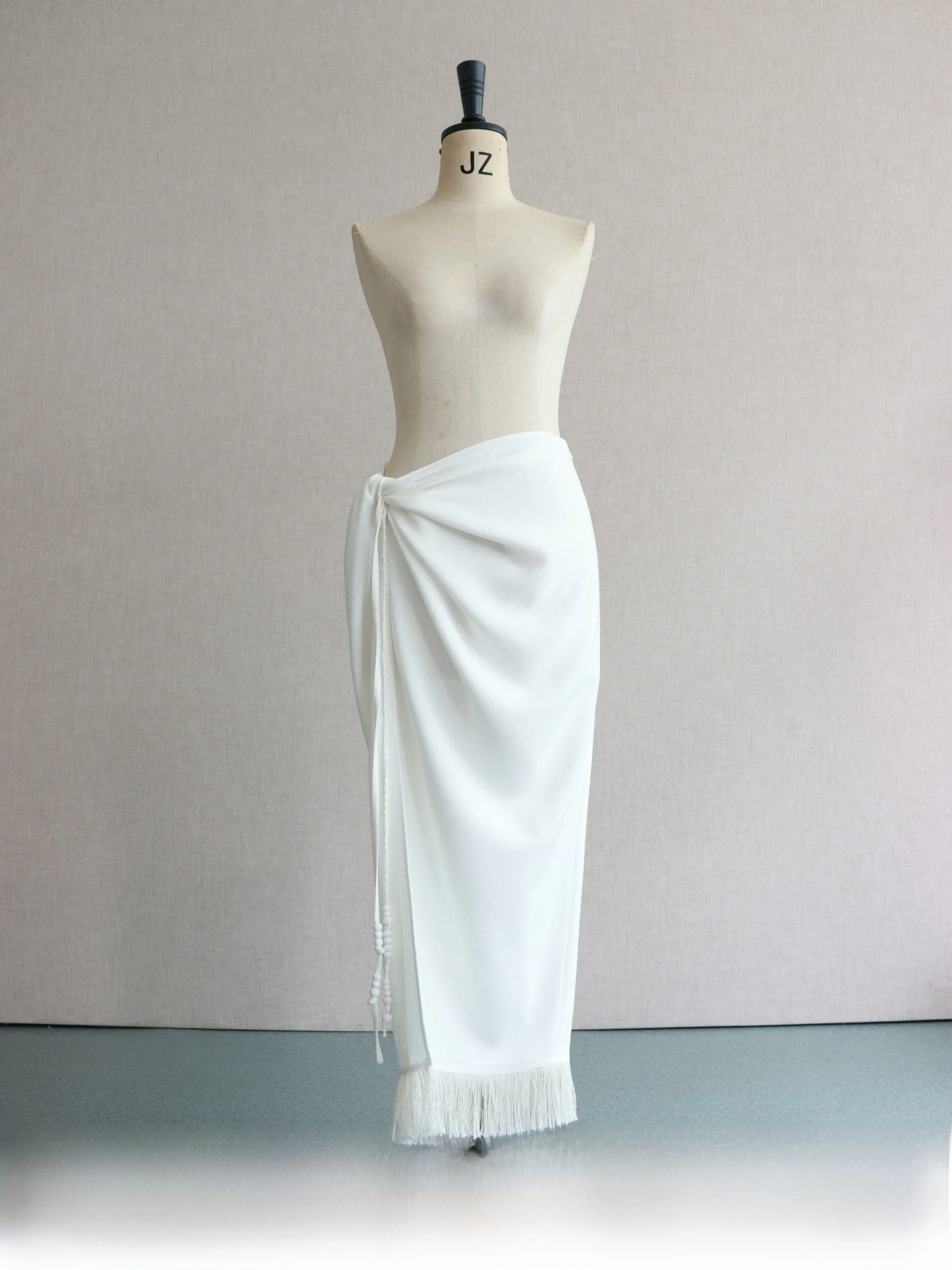 Acetate Skirt with Beads Spring Summer Sculpture Sense Fringe Tie Waist Half Skirt Women's Business Casual Shirt
Acetate Skirt with Beads Spring Summer Sculpture Sense Fringe Tie Waist Half Skirt Women's Business Casual Shirt