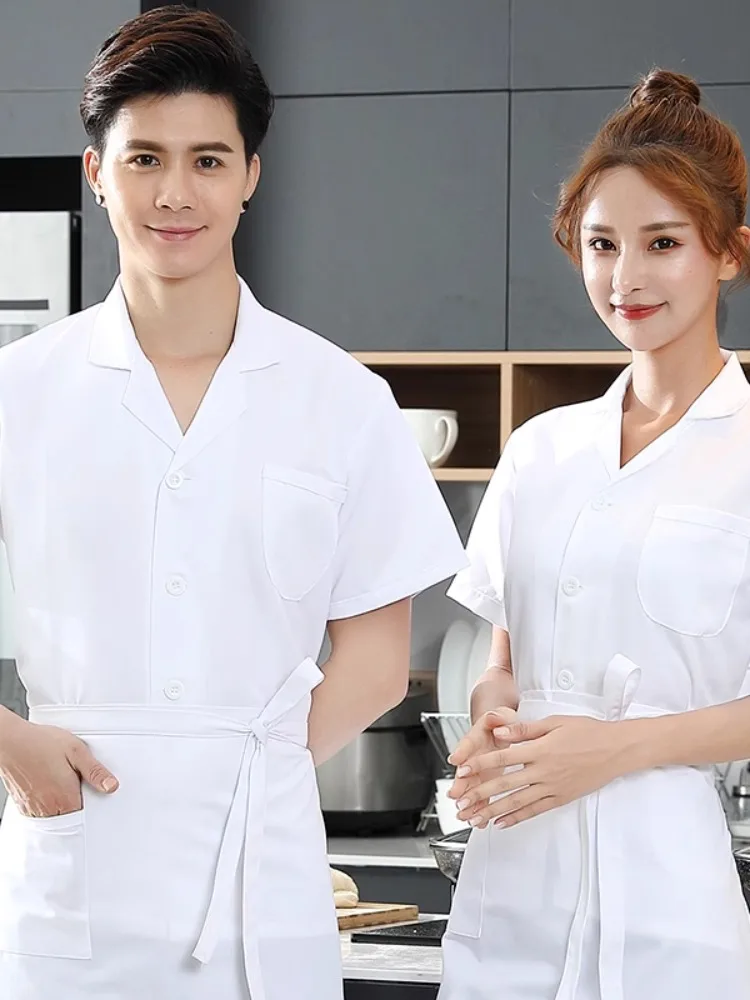 Белая униформа для кухни, рабочая одежда для мужчин-поваров, школьная и кулинарная спецодежда, легкий летний комплект
Белая униформа для кухни, рабочая одежда для мужчин-поваров, школьная и кулинарная спецодежда, легкий летний комплект