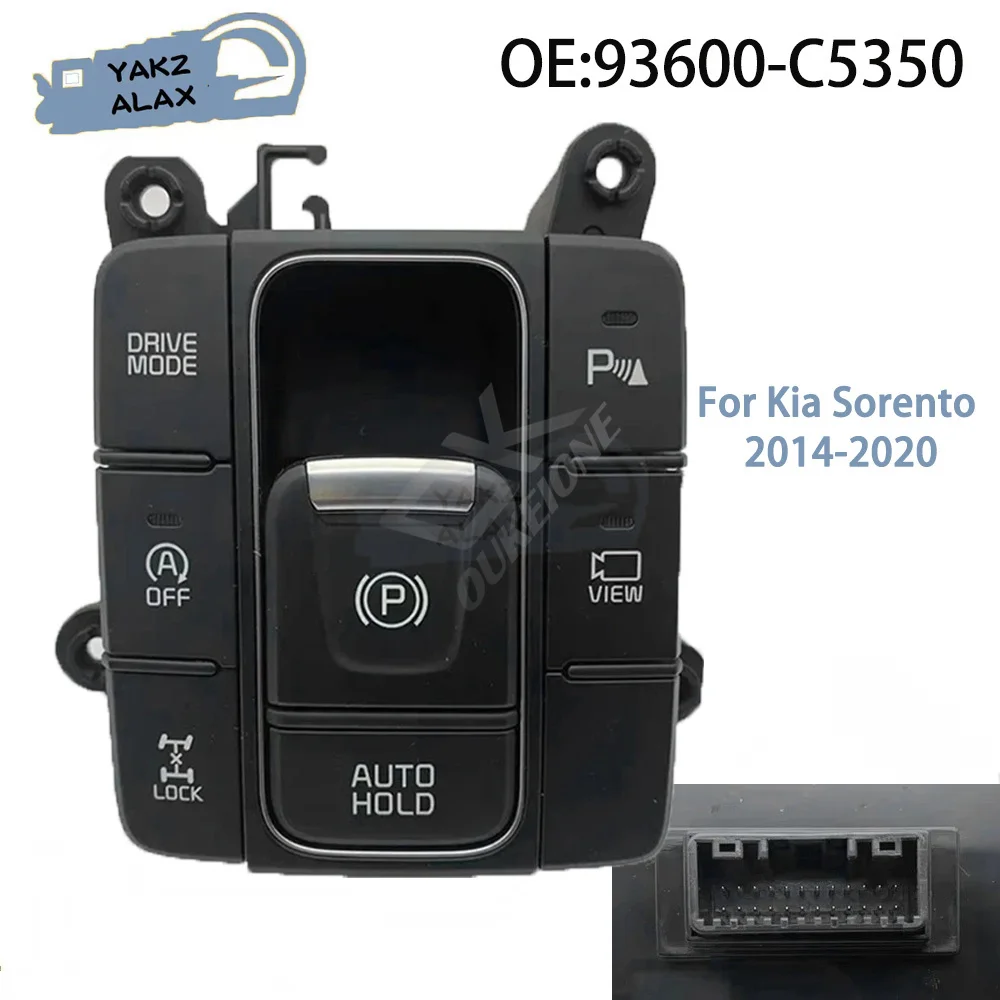 Car Electronic Handbrake Switch Parking Button Switch for Kia Sorento 2014 2015 2016 2017 2018 2019 2020 93600-C5350 93600C5350
Car Electronic Handbrake Switch Parking Button Switch for Kia Sorento 2014 2015 2016 2017 2018 2019 2020 93600-C5350 93600C5350
