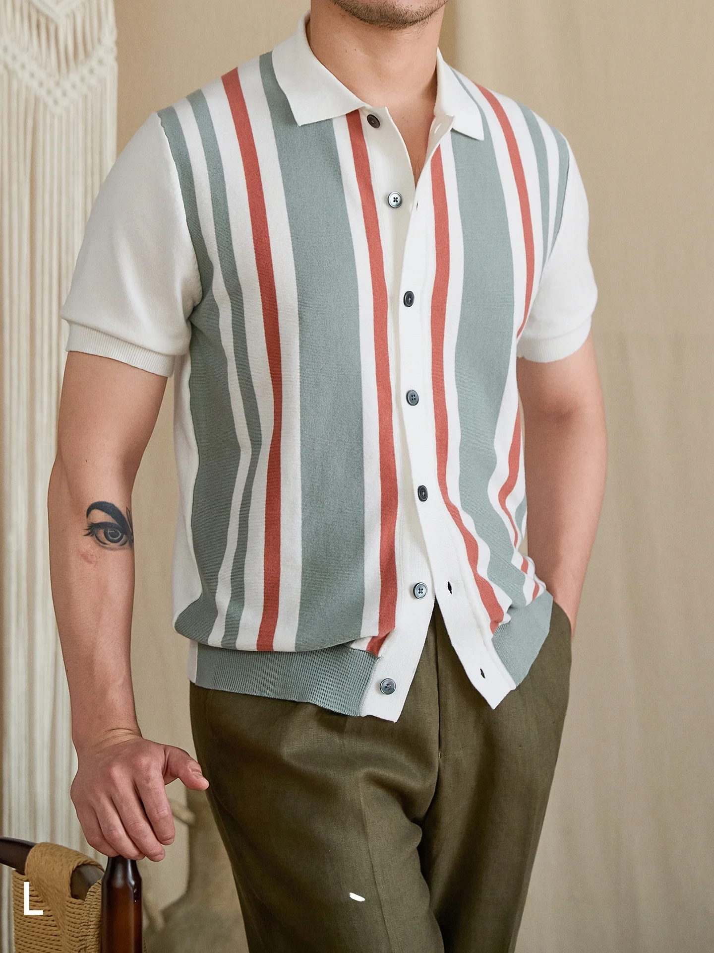 Mr. Deer Three Men's Slim Fit Summer Shirt Casual Striped Short Sleeve Knitted Breathable Commute Fashion Thin Open Card...
Mr. Deer Three Men's Slim Fit Summer Shirt Casual Striped Short Sleeve Knitted Breathable Commute Fashion Thin Open Card...