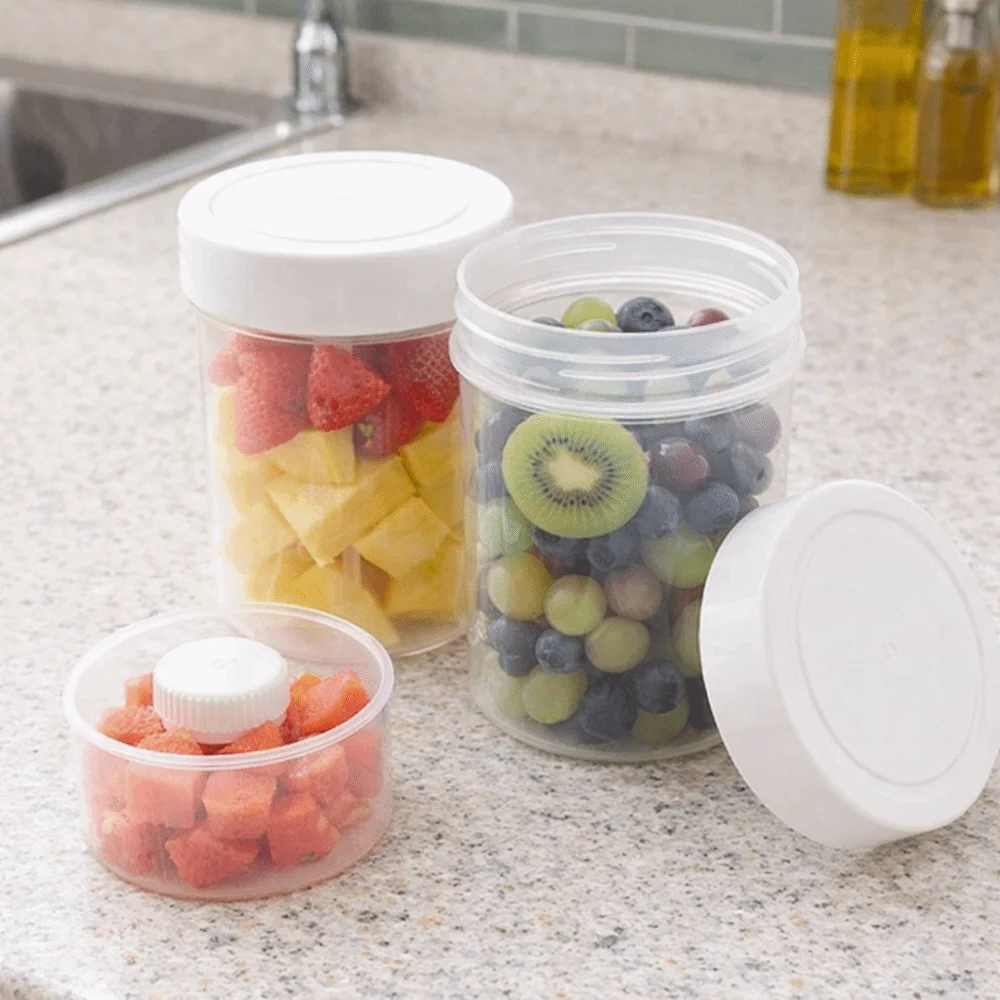 750 ml Double-Layer Salad Cup Plastic Wet/Dry Separation Breakfast Cup Leak-proof with Lid Food Storage Container Office
750 ml Double-Layer Salad Cup Plastic Wet/Dry Separation Breakfast Cup Leak-proof with Lid Food Storage Container Office