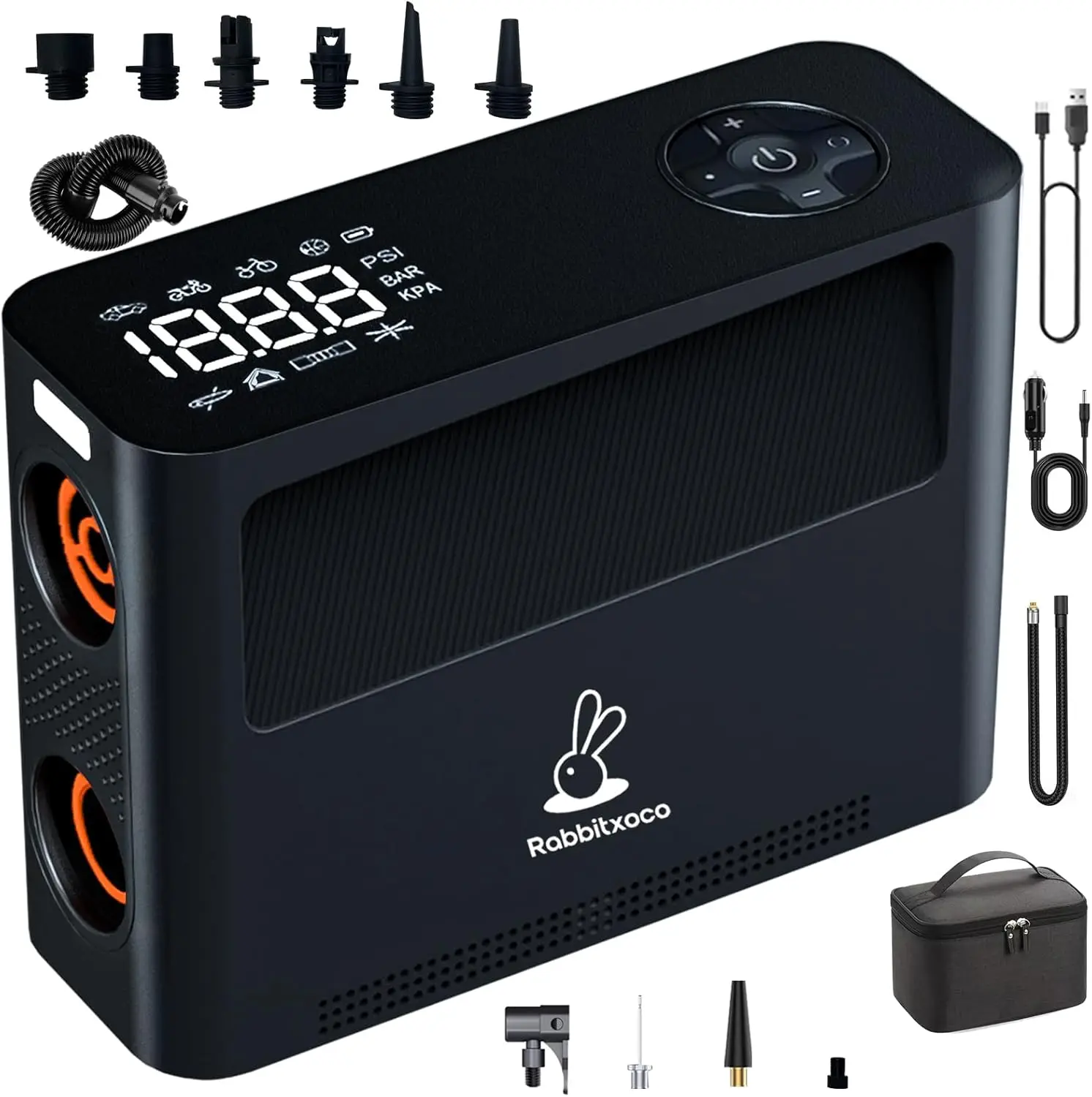 500L/min SUP Air Pump 10 Modes Tire Inflator Portable Air Compressor 4 Speeds for Tires, Tents, SUP, Kayak
500L/min SUP Air Pump 10 Modes Tire Inflator Portable Air Compressor 4 Speeds for Tires, Tents, SUP, Kayak