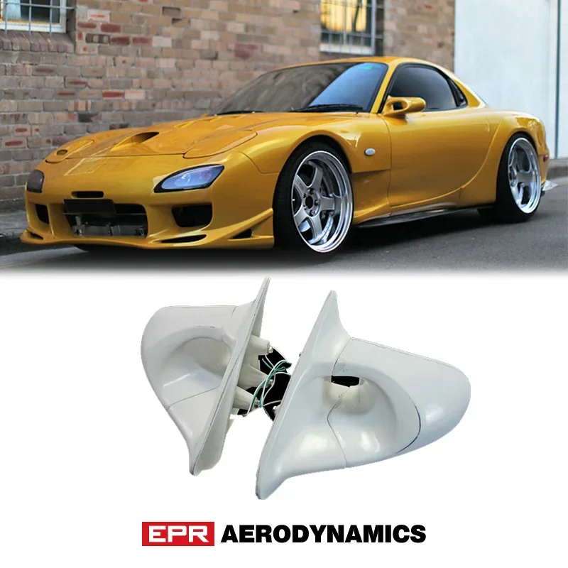 Волокнистое стекло для Mazda RX7 FD3S Неокрашенное аэродинамическое зеркало заднего вида в стиле Ganador, сменный комплект кузова (автомобиль с левым рулем)
Волокнистое стекло для Mazda RX7 FD3S Неокрашенное аэродинамическое зеркало заднего вида в стиле Ganador, сменный комплект кузова (автомобиль с левым рулем)