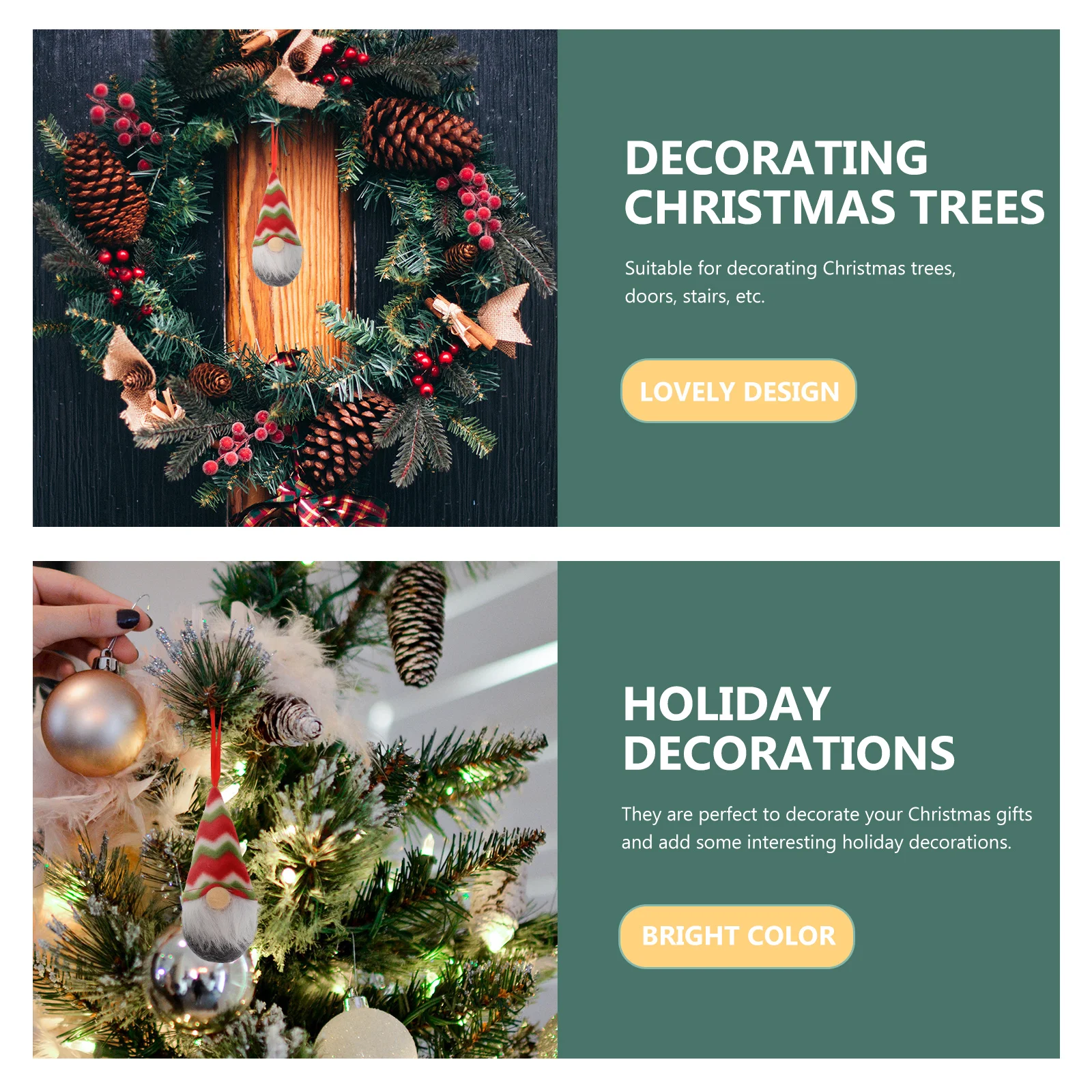 8Pcs Christmas Tree Hanging Ornaments Vibrant Faceless Pendant Decor for Holiday Party Home Garden Xmas Theme Pendant
8Pcs Christmas Tree Hanging Ornaments Vibrant Faceless Pendant Decor for Holiday Party Home Garden Xmas Theme Pendant