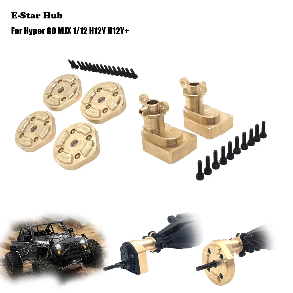 Brass Front and Rear Axle Cup Counterweight Block Gear Cover for Hyper GO MJX 1/12 H12Y H12Y+ Metal Upgrade Parts RC Crawler Car
Brass Front and Rear Axle Cup Counterweight Block Gear Cover for Hyper GO MJX 1/12 H12Y H12Y+ Metal Upgrade Parts RC Crawler Car