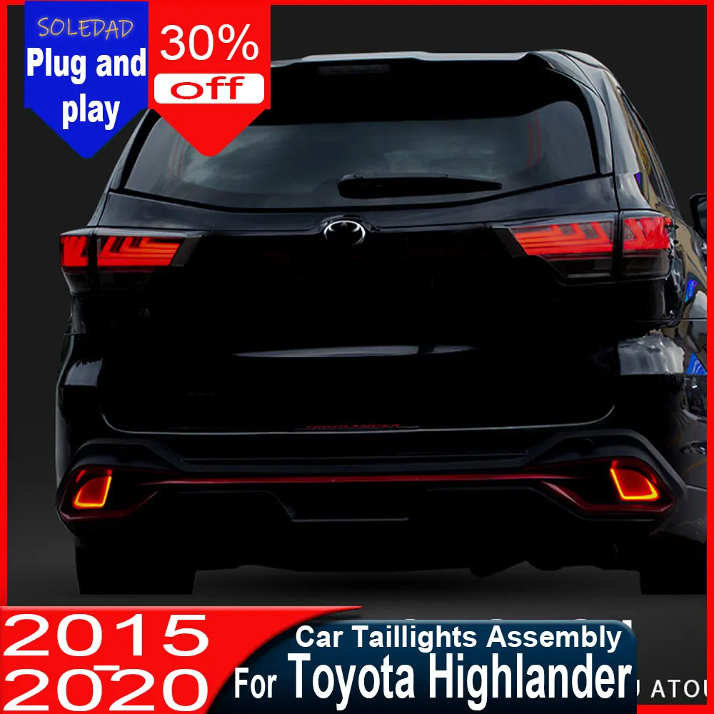 Новый задний фонарь для Toyota Highlander 2015-2020: Светодиодный блок задних фонарей с ДХО и сигналами, улучшенная версия
Новый задний фонарь для Toyota Highlander 2015-2020: Светодиодный блок задних фонарей с ДХО и сигналами, улучшенная версия