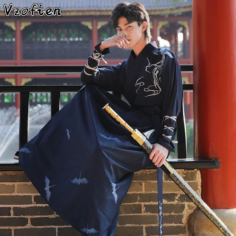 Ancient Chinese Costume Men Hanfu Robe Traditional Folk Dress Hanfu Outfit Oriental Tang Dynasty Clothing Carnival Party Dress
Ancient Chinese Costume Men Hanfu Robe Traditional Folk Dress Hanfu Outfit Oriental Tang Dynasty Clothing Carnival Party Dress