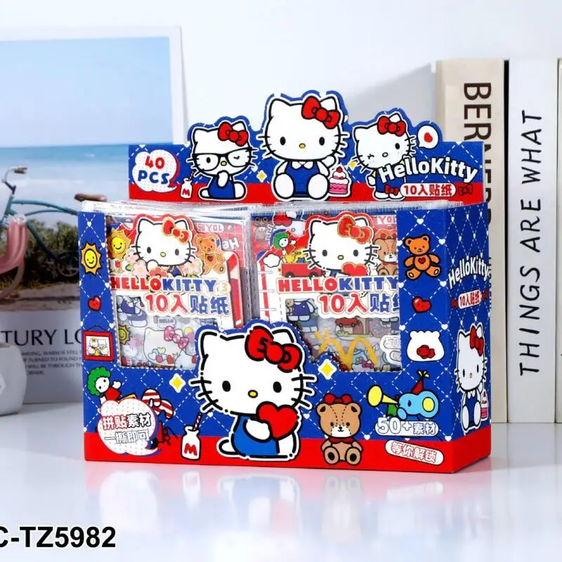 Милые наклейки Hello Kitty, 10 шт., красно-синяя тематика, мультяшные декоративные стикеры для студентов, для дневников, блокнотов, канцелярских принадлежностей, для творчества своими руками
Милые наклейки Hello Kitty, 10 шт., красно-синяя тематика, мультяшные декоративные стикеры для студентов, для дневников, блокнотов, канцелярских принадлежностей, для творчества своими руками