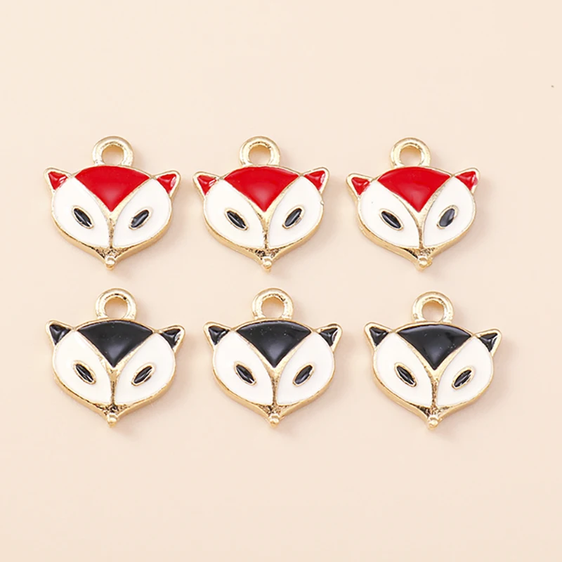 20pcs 13x13mm Cute Mini Enamel Animal Fox Head Charms Pendants for Jewelry Making Drop Earrings Necklaces DIY Crafts Accessories
20pcs 13x13mm Cute Mini Enamel Animal Fox Head Charms Pendants for Jewelry Making Drop Earrings Necklaces DIY Crafts Accessories