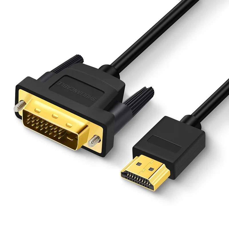 Shuliancable кабель DVI-HDMI, двунаправленный адаптер 4K HDMI-DVI с поддержкой 1080P full HD, совместимый с PS4 PS3
Shuliancable кабель DVI-HDMI, двунаправленный адаптер 4K HDMI-DVI с поддержкой 1080P full HD, совместимый с PS4 PS3
