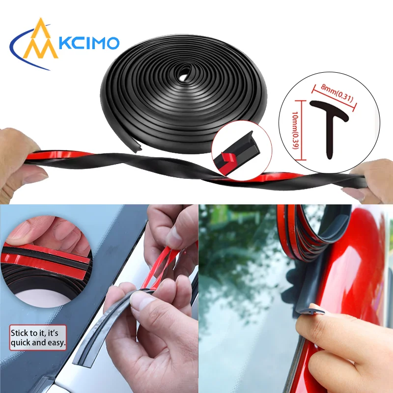 T-shape Rubber Car Seal Strip, Premium High-Quality Waterproof Dustproof Noise Insulation Weatherstrip for Windshield & Car Roof
T-shape Rubber Car Seal Strip, Premium High-Quality Waterproof Dustproof Noise Insulation Weatherstrip for Windshield & Car Roof
