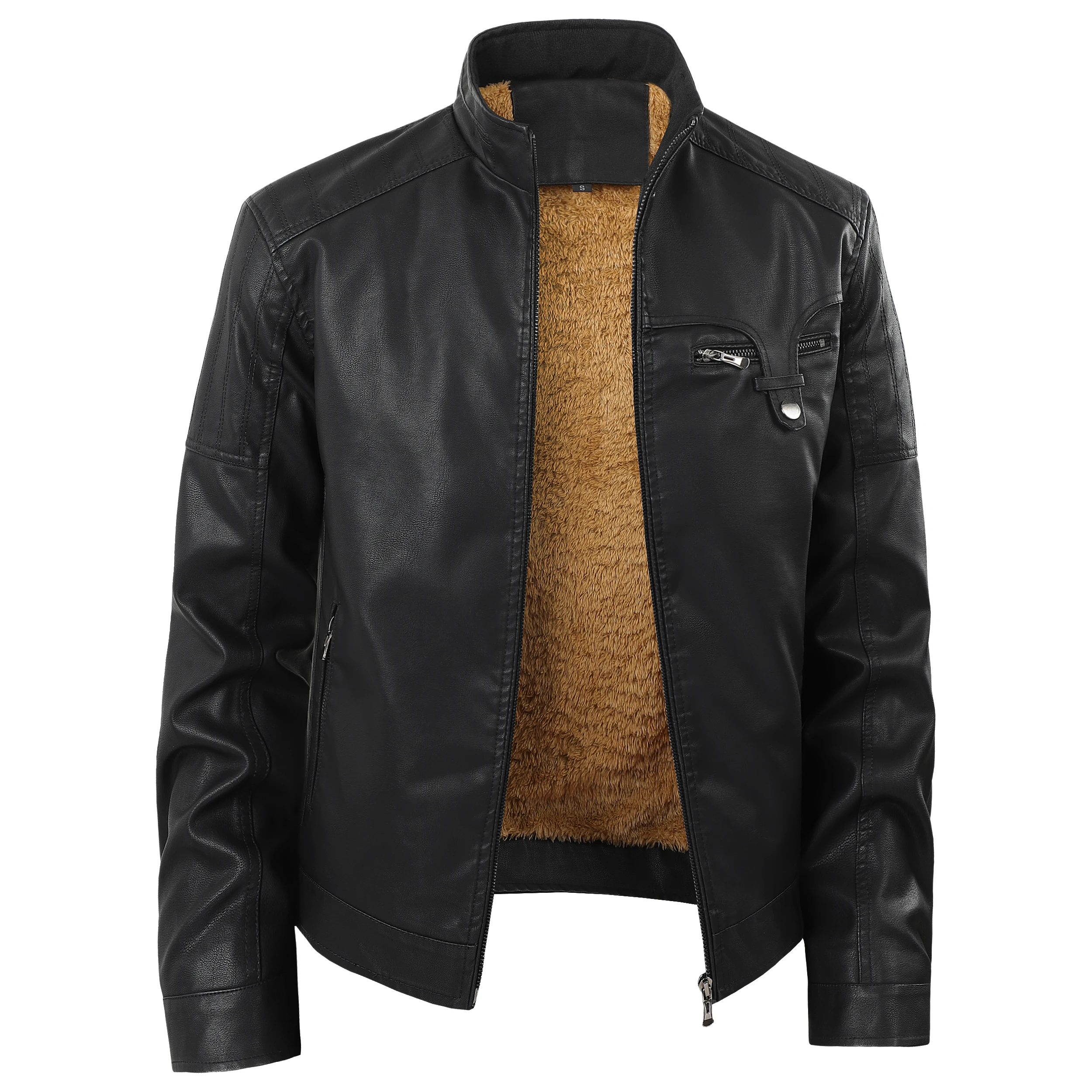 Мужская кожаная куртка Fce с подкладкой, городской стиль, водонепроницаемая, ветрозащитная, на молнии, длинный рукав, однотонная, из искусственной кожи
Мужская кожаная куртка Fce с подкладкой, городской стиль, водонепроницаемая, ветрозащитная, на молнии, длинный рукав, однотонная, из искусственной кожи