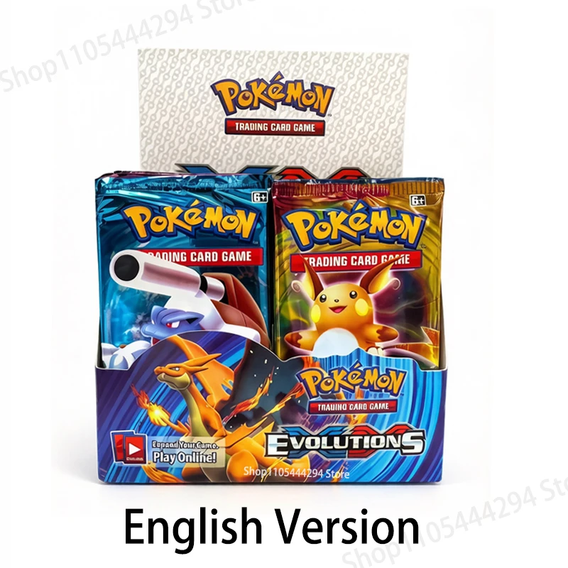 360pcs Pokemon Cards Evolutions Battle Style Booster Box Trading Card Game TCG Children Collectible Pokemon Cards Toy
360pcs Pokemon Cards Evolutions Battle Style Booster Box Trading Card Game TCG Children Collectible Pokemon Cards Toy