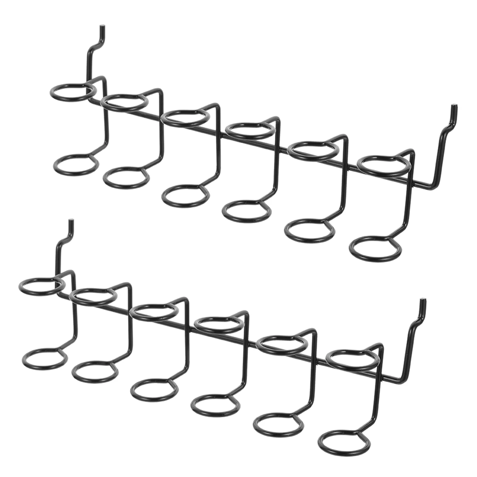 2 Pcs Pegboard Screwdriver Holder Multi-ring Racks Black Hooks Wall Organizer Iron Tool Tools
2 Pcs Pegboard Screwdriver Holder Multi-ring Racks Black Hooks Wall Organizer Iron Tool Tools
