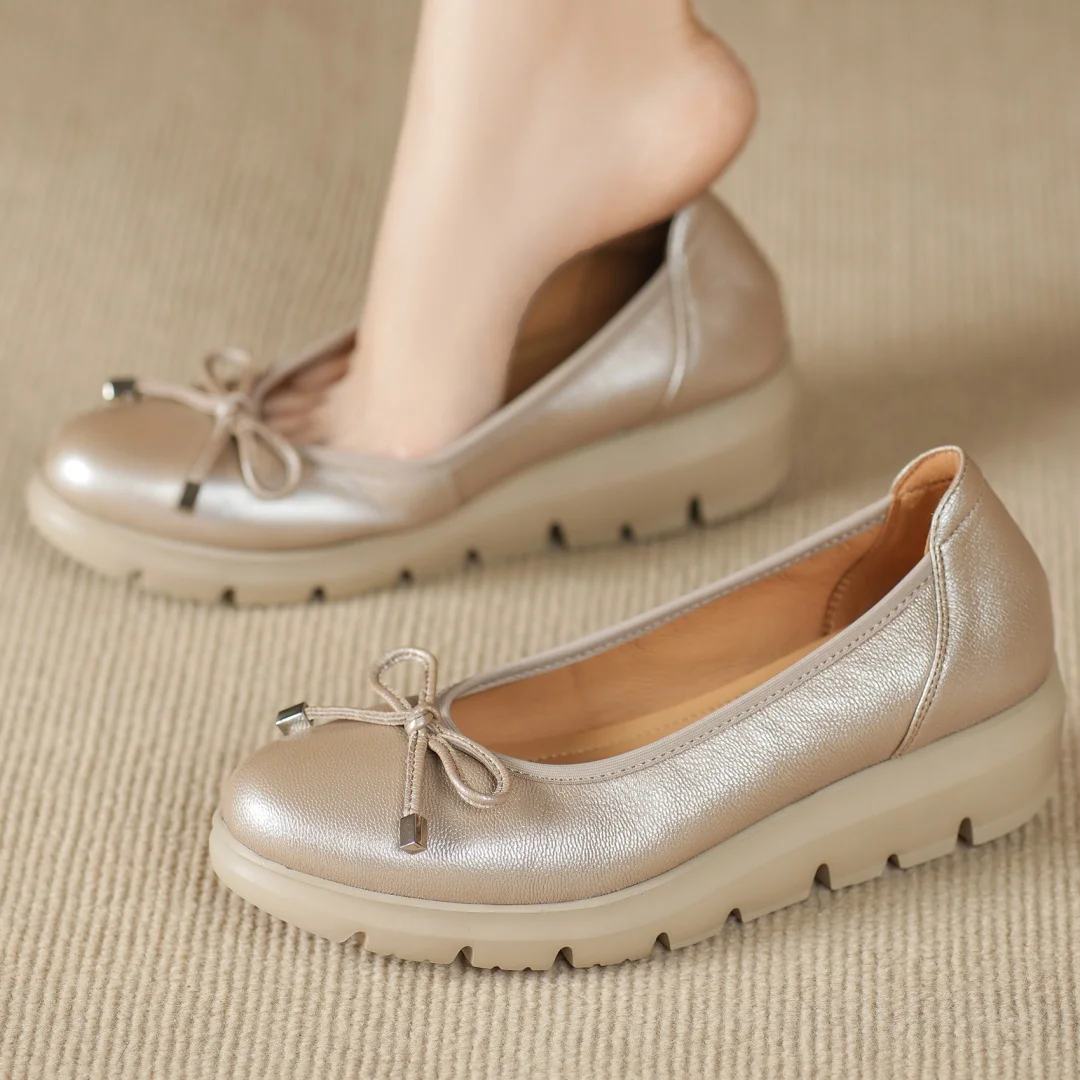 Flokathy, новинка 2025, женские лоферы на плоской подошве из овчины с круглым носком и милым галстуком-бабочкой, лоферы на плоской подошве, мягкие мокасины высокого качества
Flokathy, новинка 2025, женские лоферы на плоской подошве из овчины с круглым носком и милым галстуком-бабочкой, лоферы на плоской подошве, мягкие мокасины высокого качества