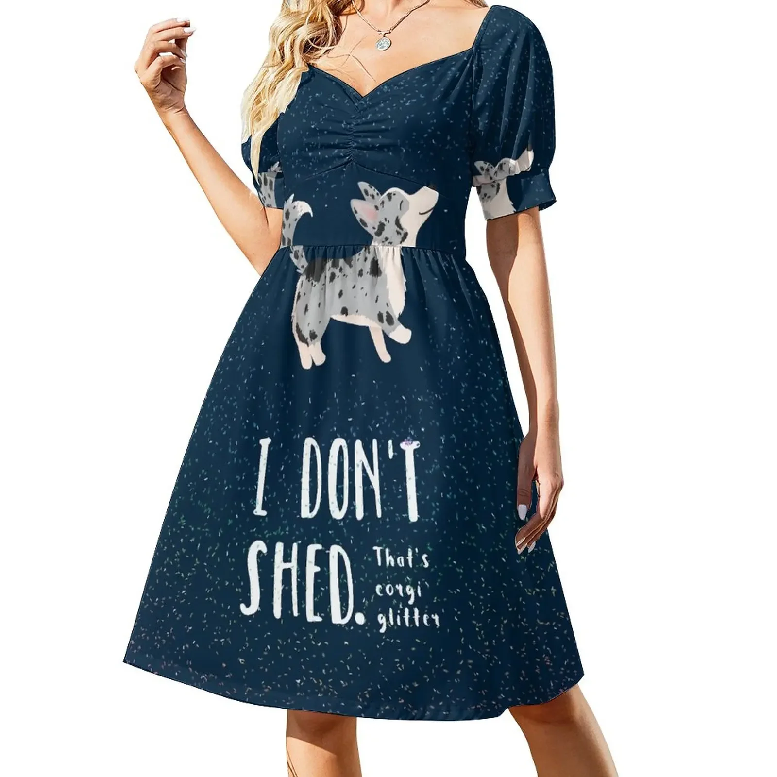 Corgi Glitter (Cardigan Welsh Corgi) Short-Sleeved Dress Dress vintage ladies dresses for special occasions
Corgi Glitter (Cardigan Welsh Corgi) Short-Sleeved Dress Dress vintage ladies dresses for special occasions