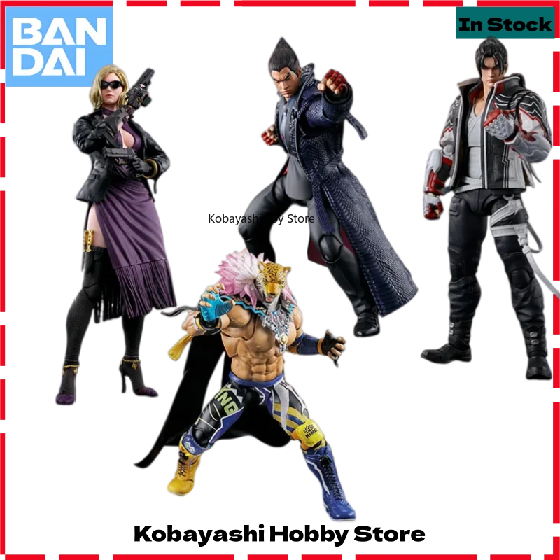 Bandai Genuine SHF Tekken 8 Kazuya Mishima Nina Williams Jin Kazama The King of Iron Collectible Action Figure Gift for Kids
Bandai Genuine SHF Tekken 8 Kazuya Mishima Nina Williams Jin Kazama The King of Iron Collectible Action Figure Gift for Kids